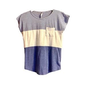 Navy and Gray Shirt by Poof Medium